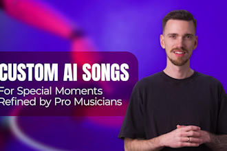 create a custom ai song refined by professional musicians
