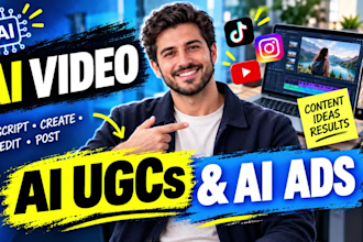 create realistic ai video ads with ai avatars, voiceover and ugc