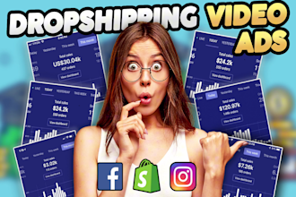 create winning dropshipping tiktok facebook ads for your products