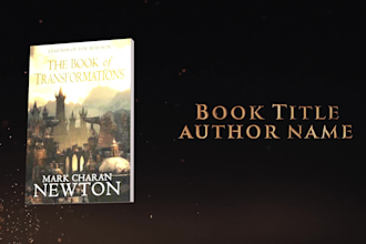 create an amazing book video trailer for amazon and more