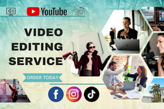 be professional video editor for youtube, social media and business