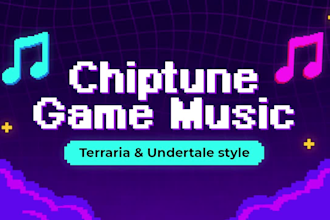 compose music in the style of terraria or undertale