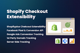 setup ga4, facebook pixel, google ads conversion tracking for shopify website