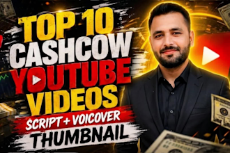do professional cashcow video editing and youtube automation