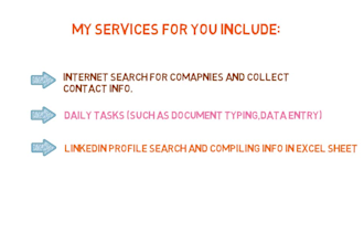 do linkedin search and be your virtual assistant