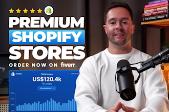 build your shopify website or shopify dropshipping store