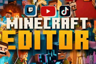 be your minecraft gaming video editor for youtube