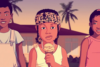 2d animated music video, 2d cartoon music video animation, 2d anime animation