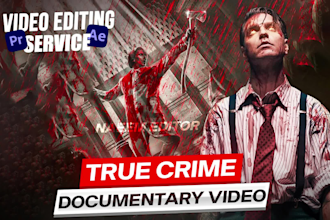 edit true crime and body cam documentary videos
