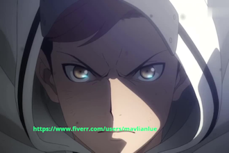 2d animated music video, cartoon animation, short film, 2d fighting anime style