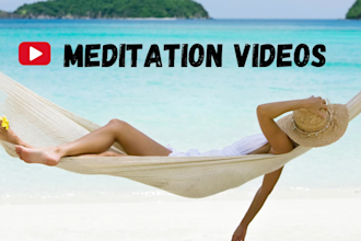 create HD meditation, yoga, nature videos with relaxing music
