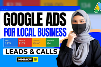 setup google PPC ads for local business to get more calls and leads