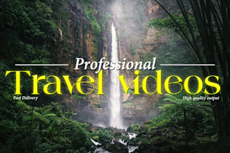 professionally edit cinematic travel videos, vlogs, and drone footage