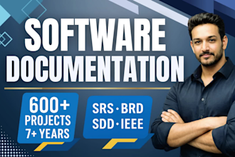 do software requirement specification srs, sdd, brd, technical documentation