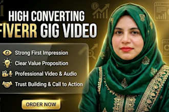 create engaging gig video for your fiverr gig seo optimization