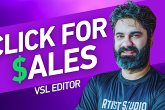 edit the vsl ad for tiktok, meta and instagram