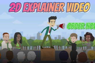 create  2d vyond explainer video for marketing and sales