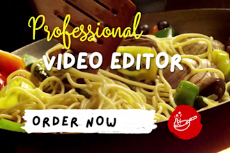 do food video editing and cooking recipes video editing