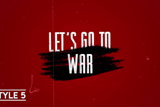 create awesome animated lyric video