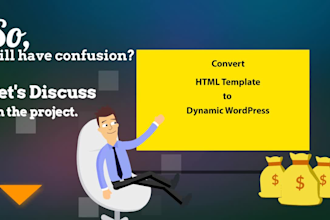 convert HTML to wordpress website
