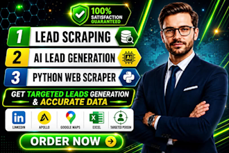 do lead scraping, b2b lead generation and data scraping