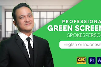 be your professional green screen video spokesperson