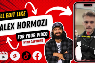edit reels, shorts, and tiktok with alex hormozi captions