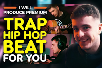 produce or remake premium trap hip hop beat for you