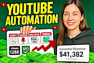 create automated youtube cash cow videos with script and voiceover