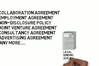 draft strong legal contract, agreement or legal document