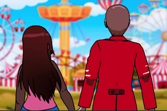 do 2d  cartoon animation,2d animated music video,2d animation,2d music video