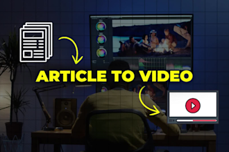 convert an article into a captivating youtube video