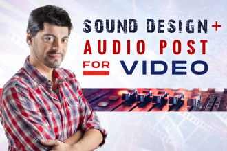 do sound design, audio postproduction, foley and mix your short film, video, ads