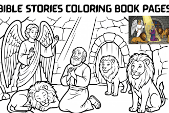 design faithbased christian bible kids activity coloring book pages and puzzles