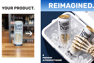 create realistic ai product photography