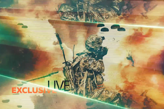 create military video intro and outro