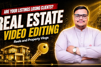 edit professional real estate videos, reels, and property vlogs