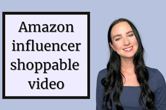 create a shoppable video for your amazon product
