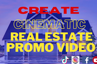 create dynamic real estate promo video for realtors