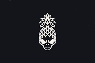 design initials gaming logo for your twitch, free transition