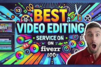 do professional video editing for social media, ads, podcasting and more