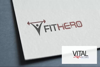 create a clean modern logo