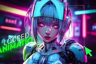create image animation and lofi loop animation
