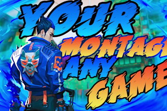 edit montage video for valorant, csgo, r6, fortnite, and cod