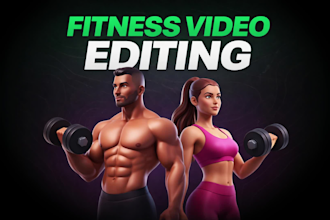 do fitness, gym video editing, gym video edit for reels, tiktok, youtube