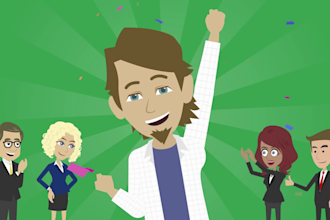 create a 2d animated explainer video