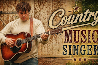 be your professional folk, folk pop or alt country male vocalist