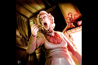 create a custom digital painting illustration