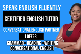 proficiently teach you english via zoom or google meet