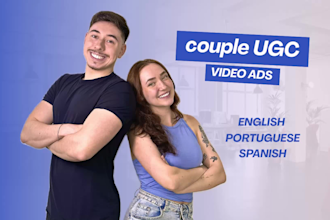 craft viral duo couple ugc ads portuguese spanish in podcast